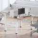 Двойной каркас стола Ergo Office ER-404W с электрорегулировкой, белый