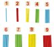 Attīstoša koka rotaļlieta skaitītājs abakuss Montessori | Wooden Educational Abacus Toy