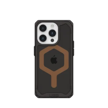 Apple iPhone 15 Pro 6.1'' UAG Plyo MagSafe Hard Case Cover, Black and Brown