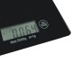 Ruhhy 24211 Flat Digital Kitchen Scale, 5kg Food Scale, Black