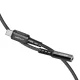 Audio pāreja Acefast C1-07 USB-C uz 3.5 mm ligzdu, 18 cm, DAC, melna