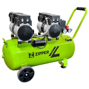 Bezeļļas klusais gaisa kompresors Zipper ZI-COM50SI, 50 l, 1500 W, 8 bar