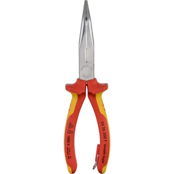KNIPEX Snipe Nose Side Cutting Pliers 200 mm, Red/Yellow