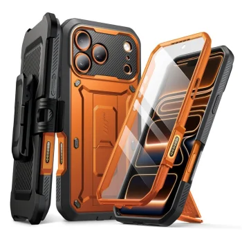 Чехол Supcase Unicorn Beetle Pro для iPhone 17 Pro – оранжевый