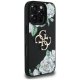 Guess iPhone 16 Pro Max Case Grained Roses Big 4G Logo, Black