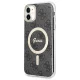 Apple iPhone 11 6.1\'\' Guess 4G Print MagSafe Case Cover (GUBPN61H4EACSK) + Charger, Black | Telefona Maciņš Vāks...