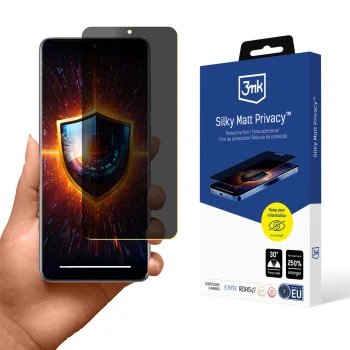 Защитная пленка 3mk Silky Matt Privacy для Samsung Galaxy S20 Plus 5G, матовая