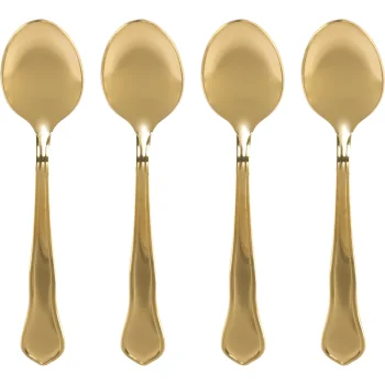 Bialetti Pure Gold tējkarotes kafijai un tējai, 4 gab., zelta krāsā