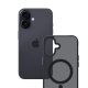 3mk iPhone 17 Case Smoke MagCase, Black Semi-Transparent