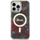 Guess iPhone 14 Pro Max vāciņš Flower MagSafe, zaļš