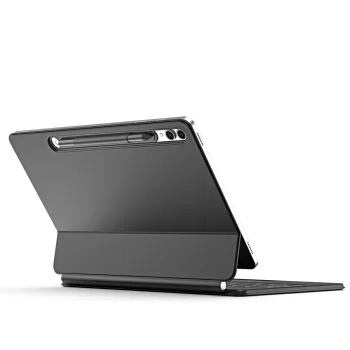 Dux Ducis MK Series planšetdatora vāciņš ar Bluetooth tastatūru Galaxy Tab S9+ / S8+ / S7+, melns