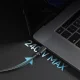 Кабель CUKTECH Type-C на 6A 240Вт 1,5м - Черный
