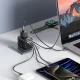 Joyroom JR-TCW01 Travel Wall Charger 17W ( EU / US / UK / JP / AU / CN ), Black | Адаптер Розетка