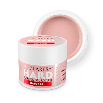 Claresa Hard&Easy Builder Gel nagu modelēšanas želeja, Natural, 45g