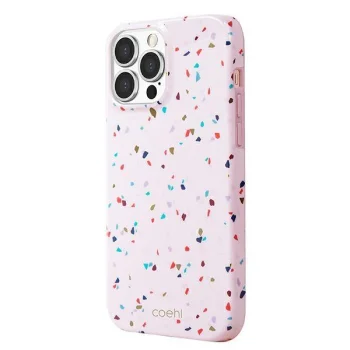 Apple iPhone 13 Pro 6,1" Uniq Etui Coehl Terrazzo Case Cover, Pink | Telefona Maciņš Vāks Apvalks Bampers