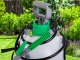 Hand pressure garden sprayer 8L with shoulder strap, green-white