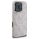 Guess 4G Ring Classic Logo MagSafe Maciņš ar MagSafe iPhone 16 Pro Max telefonam – Rozā | Phone Case Cover