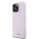 Apple iPhone 15 Pro Max 6.7\'\' DKNY Liquid Silicone Small Metal Logo MagSafe Case Cover, Pink