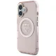 Guess IML Metal Mountain Logo MagSafe vāciņš Apple iPhone 16 - Rozā