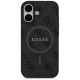 Чехол Guess 4G Ring Classic Logo MagSafe для iPhone 17 - черный