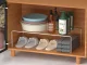 Adjustable Metal Kitchen Shelf Organizer, White