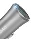 Dudao 3,4A Universal Smart Car Charger 2x USB, Silver