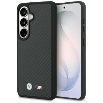 BMW M Kevlar Logo MagSafe vāciņš priekš Samsung Galaxy S26, melns