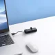 USB-хаб Orico PW4U-U3 USB-A на 4x USB 3.0, черный