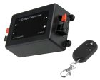 LED apgaismojuma 12V radio vadības kontrolieris ar tālvadības pulti, melns