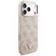 Чехол Guess 4G Triangle Logo MagSafe для iPhone 17 / 18 Pro Max, Rose Gold