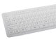 Silikona gumijas tastatūra ar USB un ciparu bloku, balta