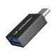 Переходник USB-C на USB-A 3.2 10Gb/s Wozinsky W10GY1S, черный
