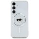 Karl Lagerfeld Button Karl Head MagSafe vāciņš Samsung Galaxy S25, balts
