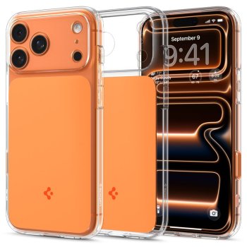 Spigen Thin Fit MagSafe maciņš iPhone 17 Pro Max – caurspīdīgi oranžs | Phone Case Cover