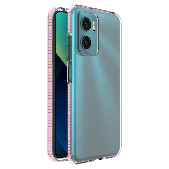 Чехол Spring Case для Xiaomi Redmi 10, 1 мм ТПУ, светло-розовый