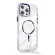Чехол TFO Clear Thin Mag для iPhone 17 Air 6,6\", синий