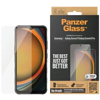 Закаленное стекло PanzerGlass Ultra-Wide Fit для Samsung Galaxy Xcover7 / Xcover6 Pro