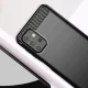 Samsung Galaxy A32 4G (SM-A325F/DS) Carbon Fiber Pattern Brushed TPU Case Cover, Black | Обложка Бампер...