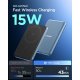 Spigen Essential MagSafe ārējais akumulators 5000mAh 22.5W Qi2 - Navy Blue