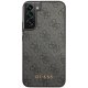 Samsung Galaxy S23 (SM-S911) Guess 4G Metal Gold Logo Case Cover (GUHCS23SG4GFGR), Grey | Telefona Maciņš Vāks...