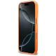 Guess IML 4G Script metāla maciņš iPhone 17 Pro Max telefonam – oranžs | Phone Case Cover