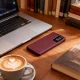 Tech-Protect Smart Wallet atverams vāciņš Samsung Galaxy S26 Ultra, bordo