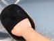 Microfiber Car Wash Mitt Soft Detailing Glove for Paint and Glass, Yellow