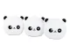 Детский ночник Panda RGB с пультом, LED, USB, белый