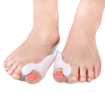 Силиконовый разделитель для пальцев ног от косточки, 2 шт.