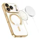 Tech-Protect MagFlex MagSafe Case for iPhone 17 Pro Max - Transparent Gold