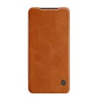 Xiaomi Redmi Note 9T Pro Nillkin Qin Leather Book Case Cover, Brown