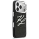 Karl Lagerfeld IML Glitter KL Diamond Logo vāciņš iPhone 17 Pro telefonam – melns | Phone Case Cover