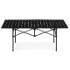 Складной туристический стол 120x55 см с сумкой, черный, MultiGarden