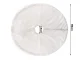 Ziemassvētku Eglīšu Paklājs, Balts Pūkains, Apaļš, 90 Cm | Christmas Tree Rug Mat, White Furry, Round